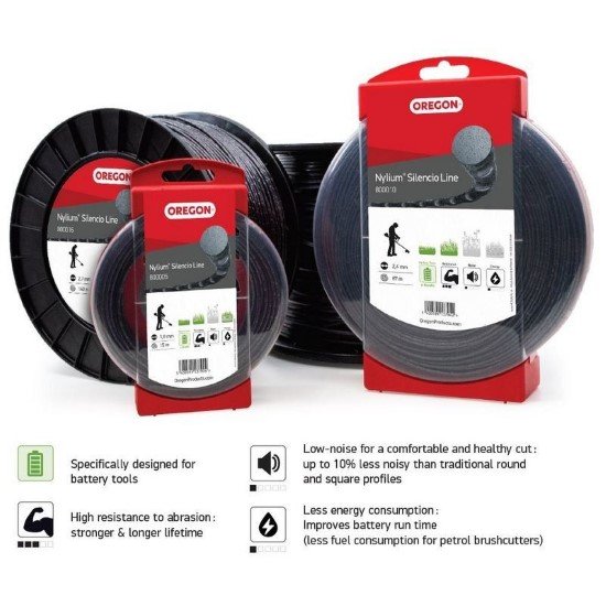 oregon nylium silencio pjovimo valas 24mm 15m 04