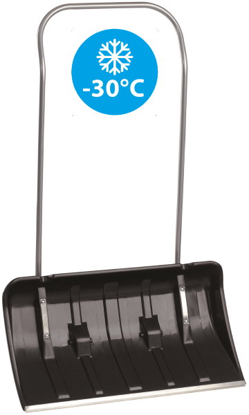 Kastuvas-stumtuvas sniegui 79cm su ratukais