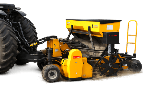 Tiesioginės sėjamosios sodo parko technikoje