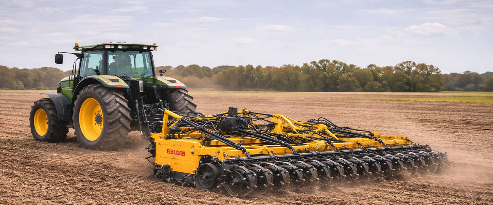 Žemės ūkio technika Collari sodo parko technikoje