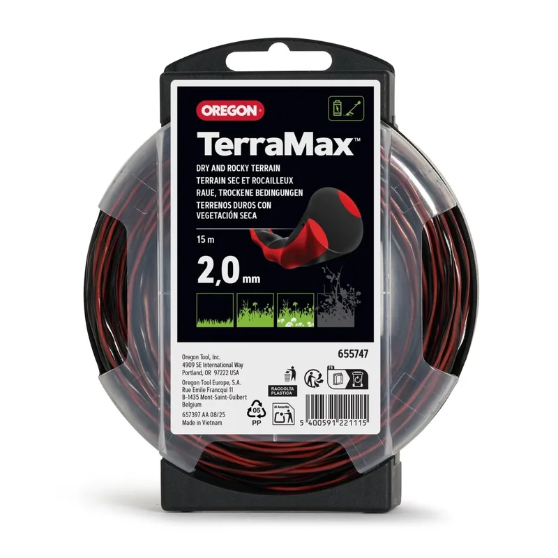 Oregon Terramax pjovimo valas 2,0mm/15m